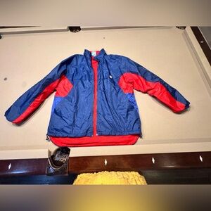 FC Barcelona Red and Blue Fleece lined Jacket